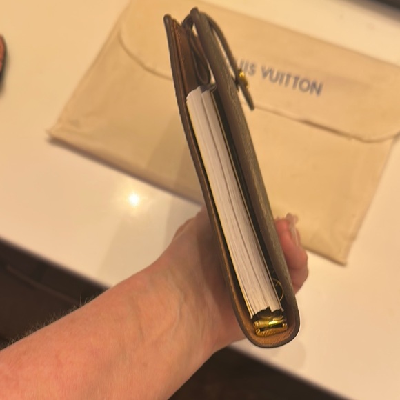 Louis Vuitton Brown and Tan Wallet with Iconic Monogram Pattern - Picture 8 of 13